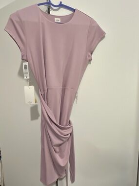 Aritzia Wilfred Dusty Lilac Mini Dress
